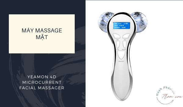 máy massage chăm sóc da tại nhà Yeamon 4D Microcurrent Facial Massager